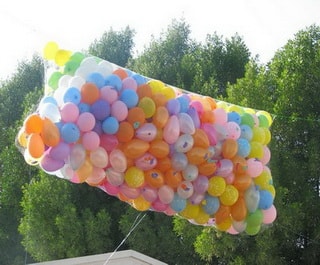 800 adet balonun fileden boaltlmas 